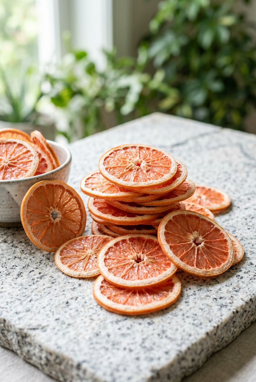 Premium Dehydrated Grapefruit Slices | 25+ Pieces