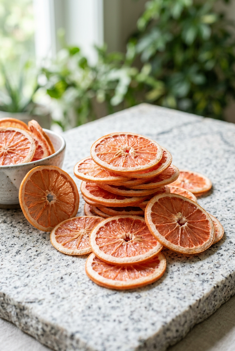 Premium Dehydrated Grapefruit Slices | 25+ Pieces