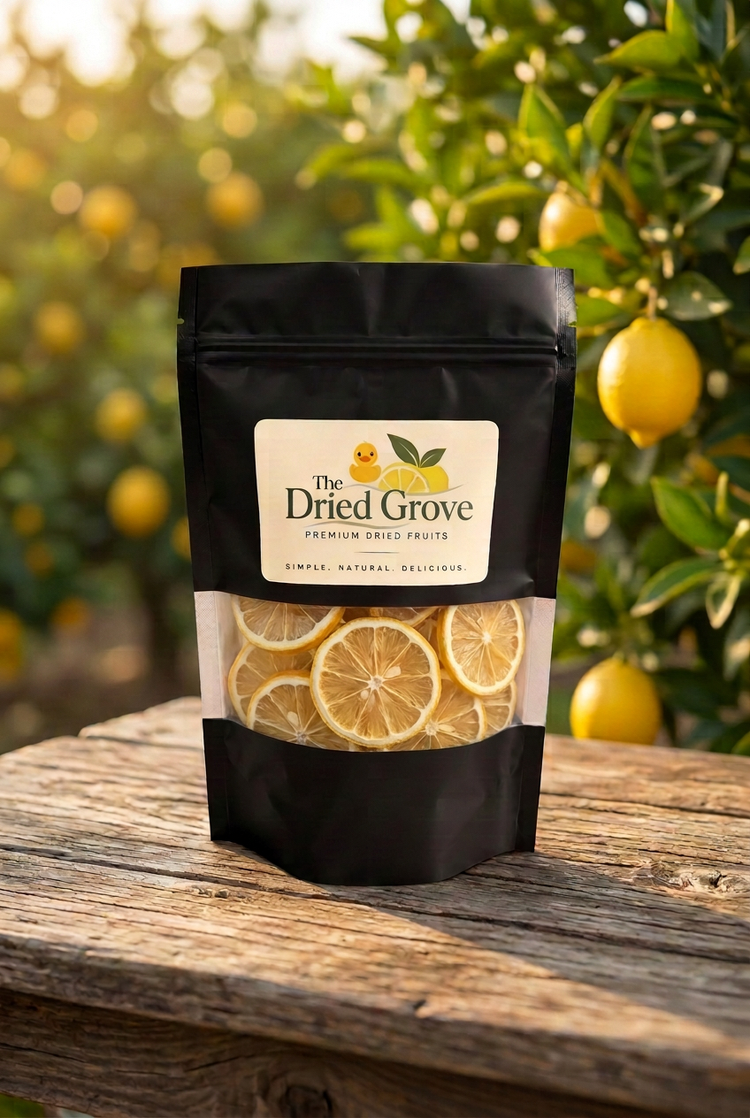 Premium Dehydrated Lemon Slices | 30+ Pieces