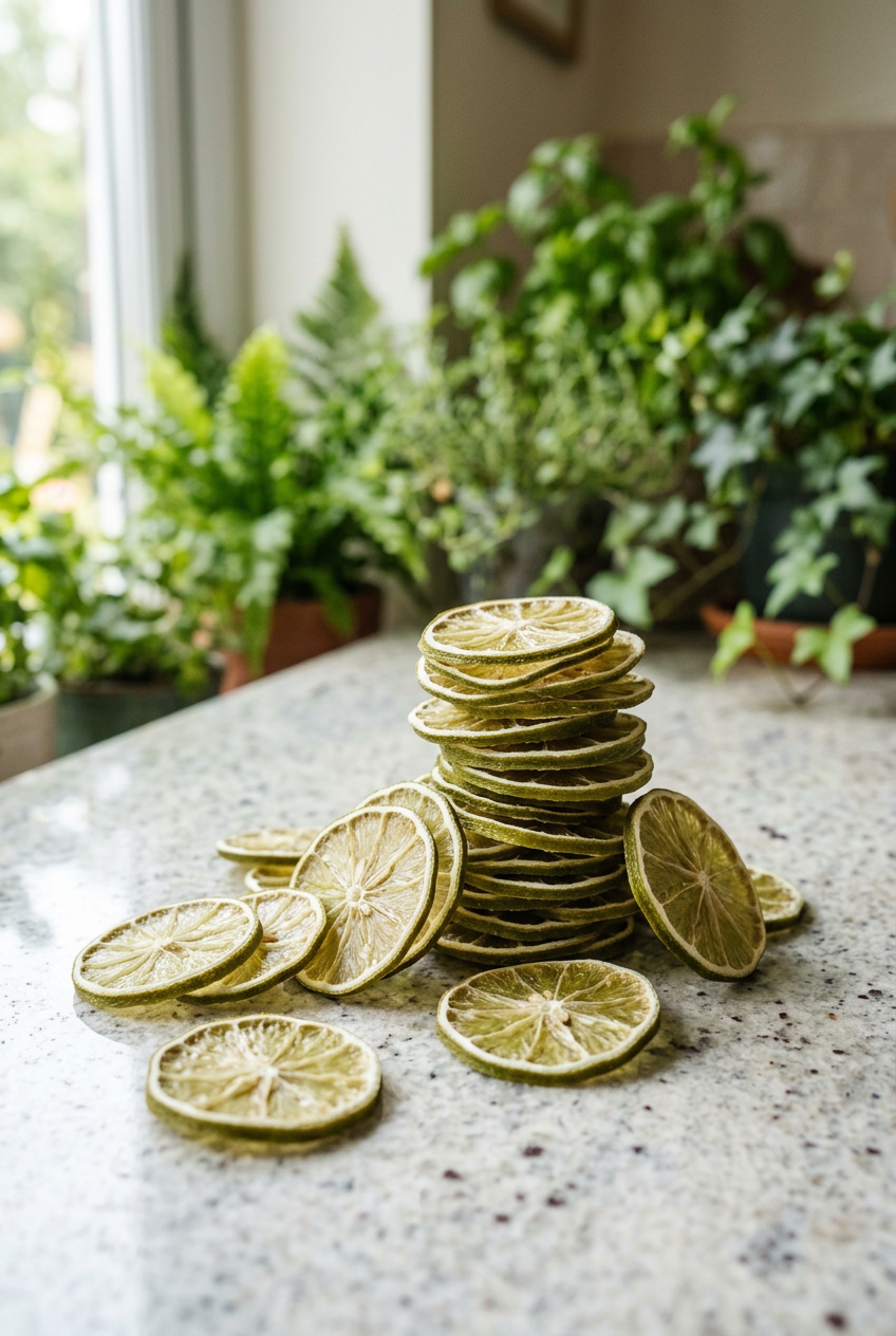 Premium Dehydrated Lime Slices | 40+ Pieces