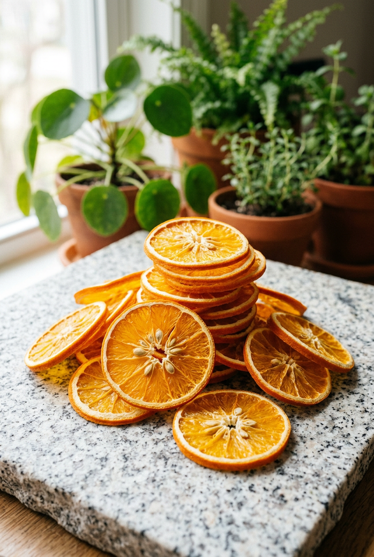 Premium Dehydrated Navel Orange Slices | 30+ Pieces